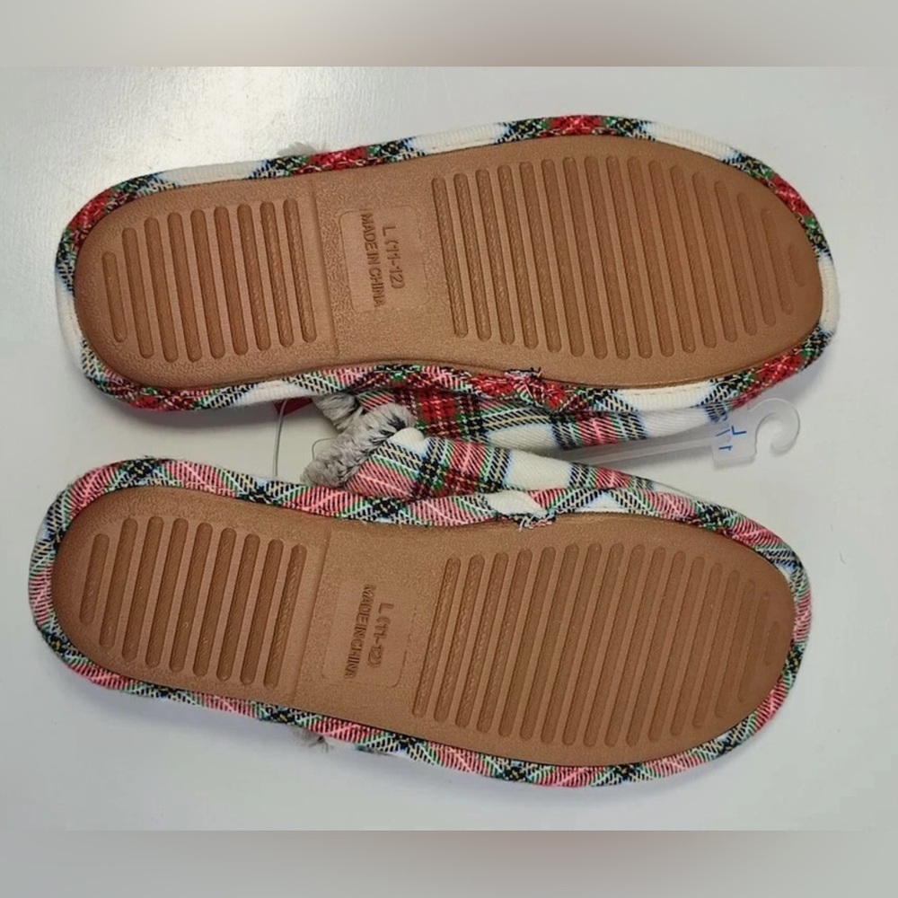 Wondershop Men's Plaid Holiday Papa Elf Slippers - Picture 4 of 4